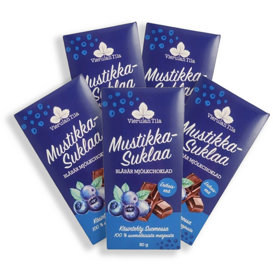 Vierulan Mustikkasuklaa X 5KPL