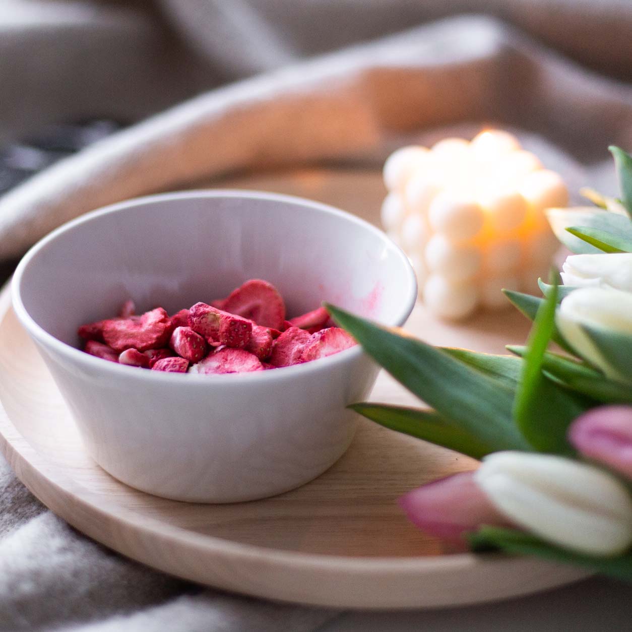 Vierulan Pakastekuivattu mansikka