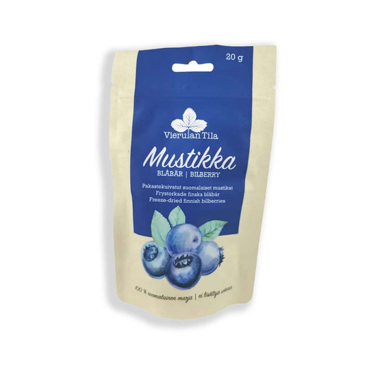 Vierulan Pakastekuivattu mustikka