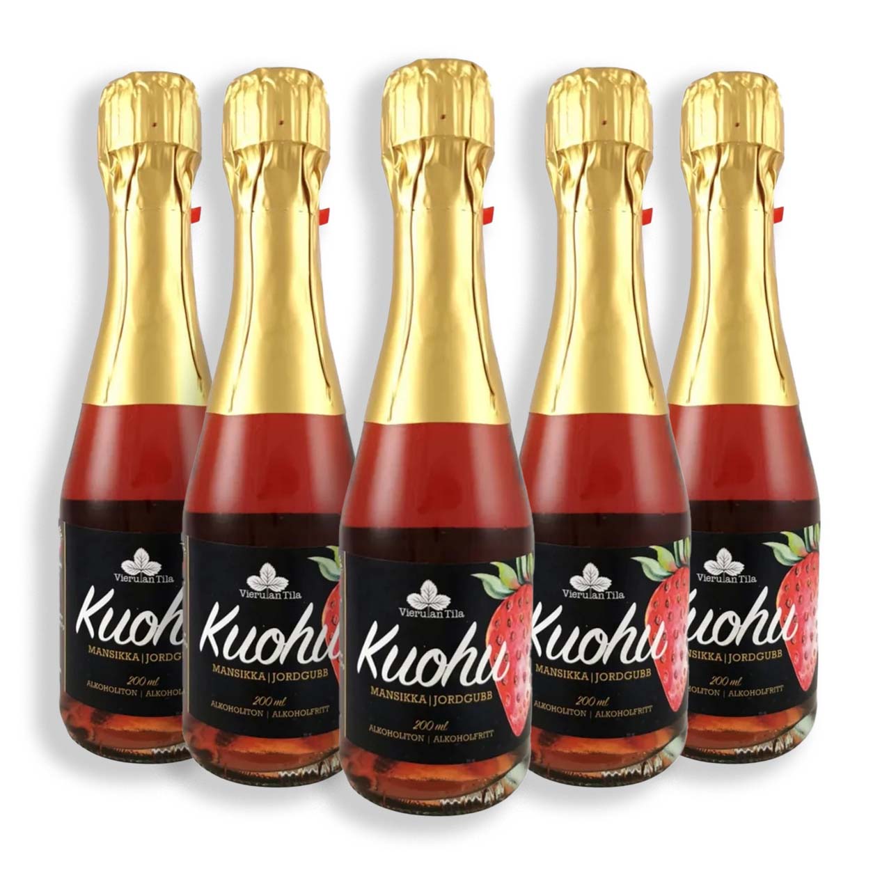 Mansikkakuohu, piccolopaketti 5plo