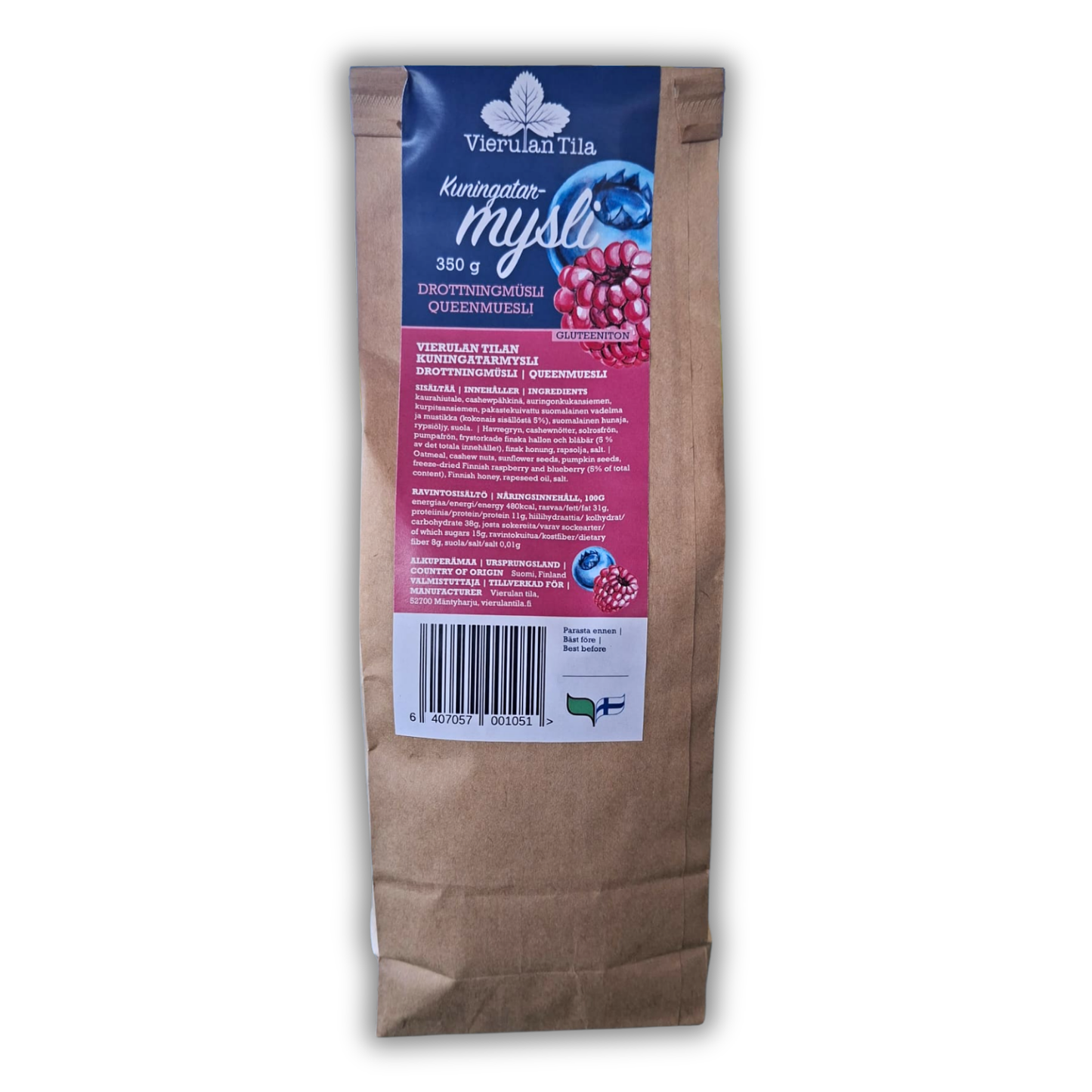 Vierulan Kuningatarmysli 350g